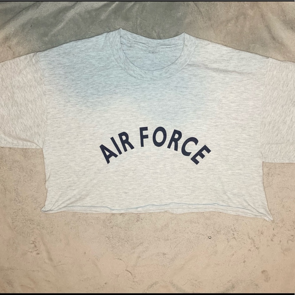 Air Force Crop Top